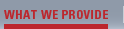 What We Provide